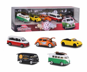 Majorette 212057615 - Volkswagen 5 Pieces Giftpack