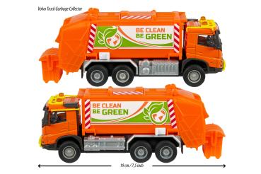 Majorette 213743000 - Volvo Truck Garbage Collector