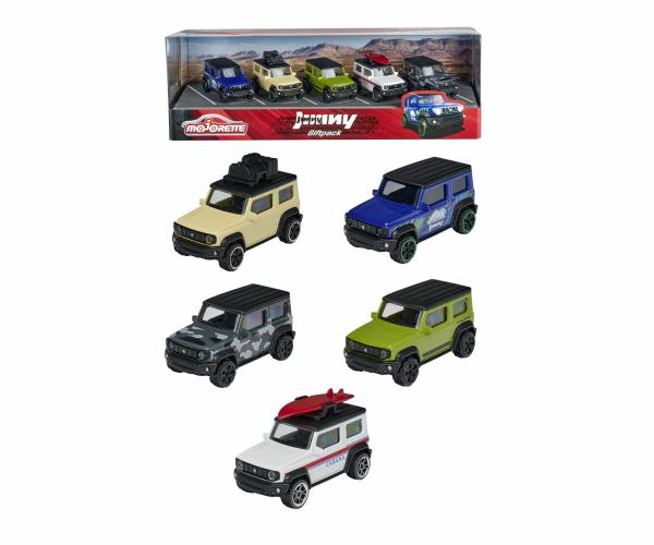 Majorette 212053177 - Suzuki Jimny 5 Pieces Giftpack